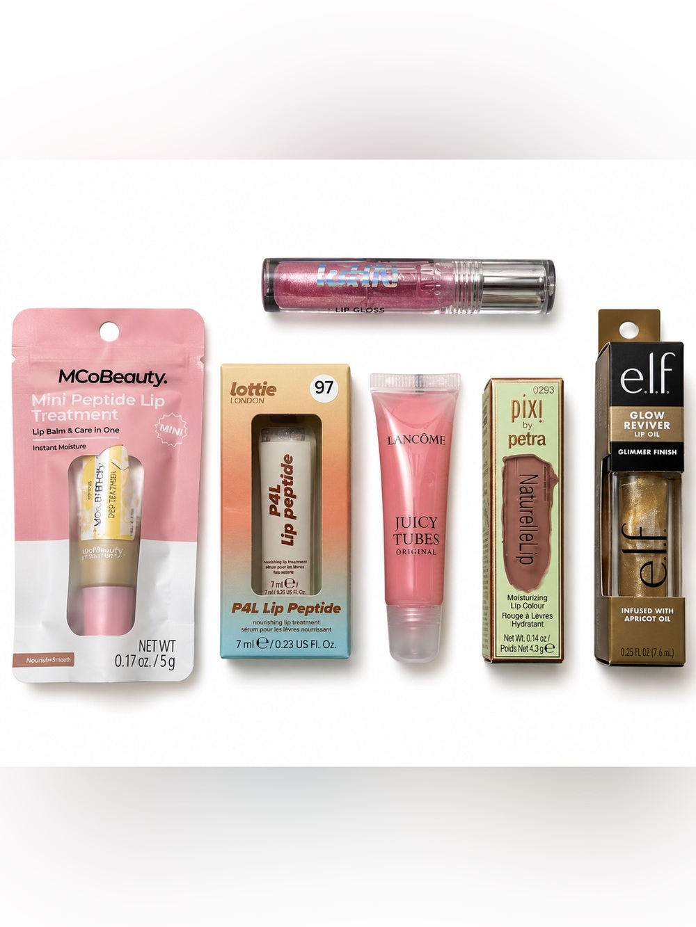 Lancôme Juicy Tubes REM Beauty Lip Gloss Bundle NWT ELF Pixi